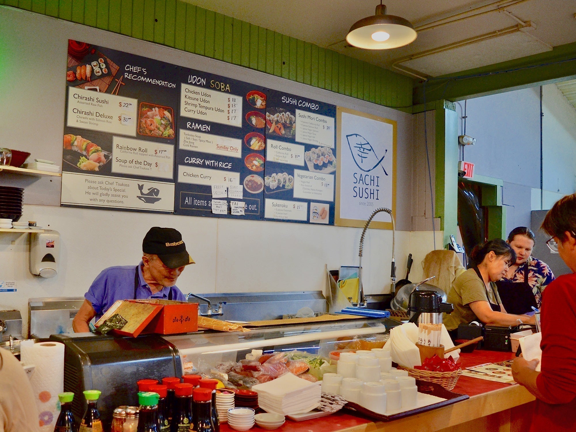 SACHI SUSHI】日曜限定ラーメンも人気！ナイワットのおすすめ寿司屋