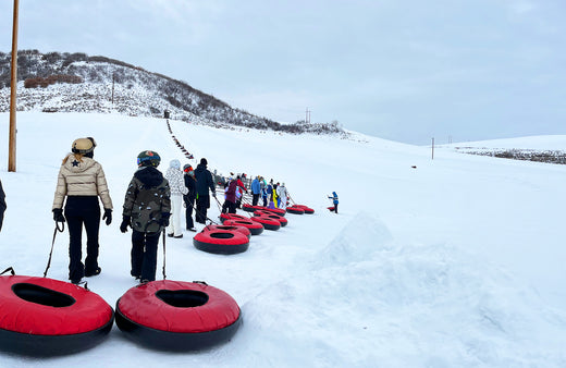 本格派スノーチュービング [ Snow Tubing ] にトライ