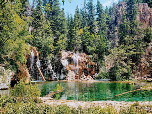 ハンギングレイクの後は、グレンウッド・スプリングスの温泉でリラックス